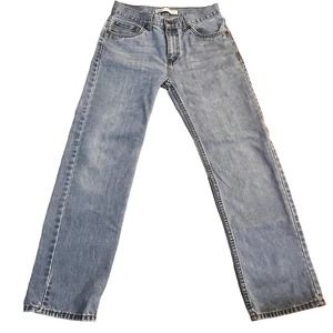 Levi Strauss 505 Regular Jeans Mens Size 28x30 Blue Light Washed Good Condition